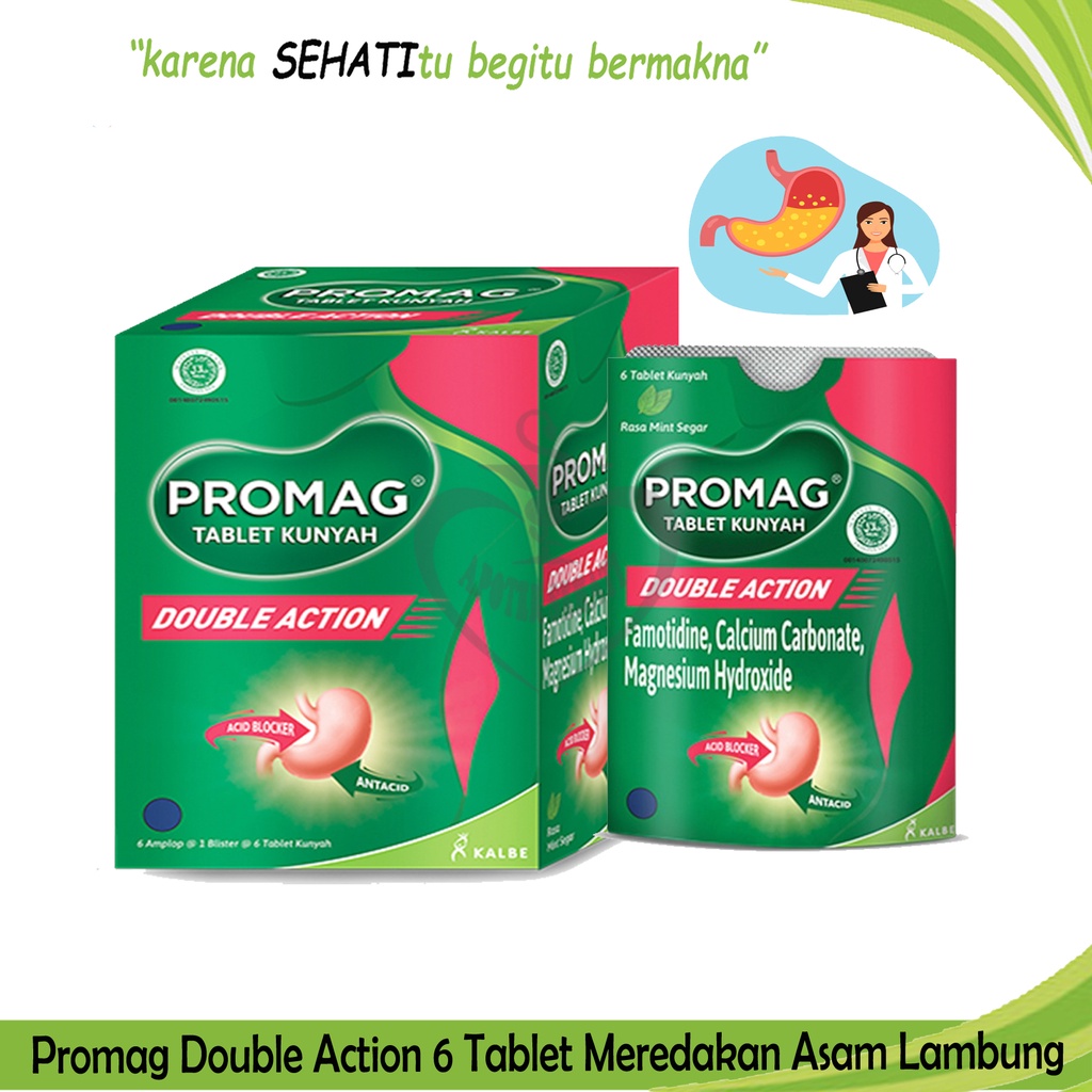 PROMAG TABLET OBAT MAAG PER BOX ISI 30 TABLET OBAT KEMBUNG