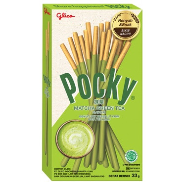 

POCKY MATCHA / POCKY STICK MATCHA/ MAKANAN RINGAN/ CEMILAN/ SNACK JAJANAN/ POCKY VARIAN BARU