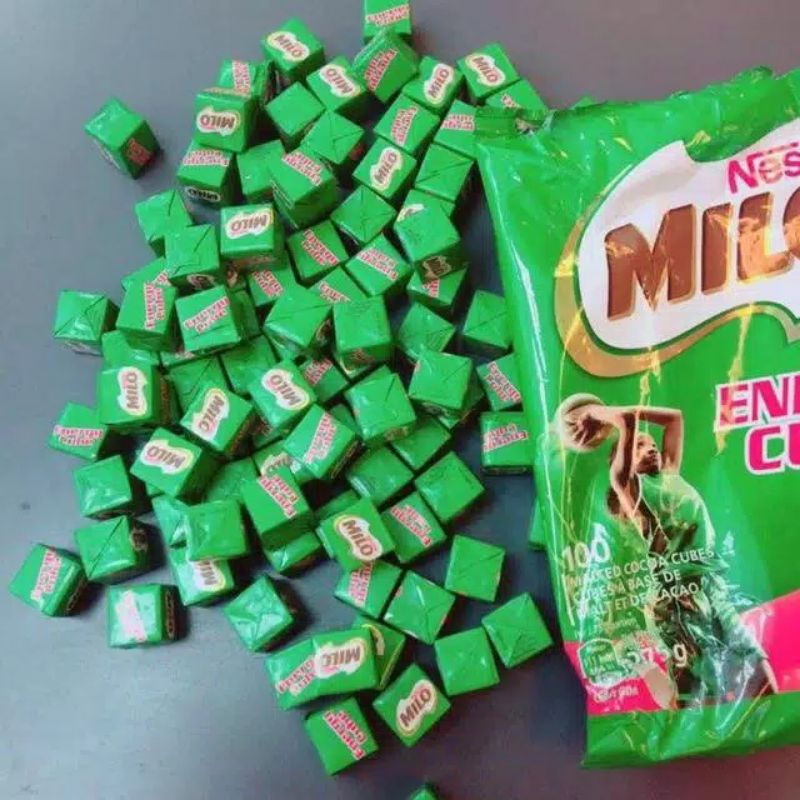 Milo Cube 100 Bandung  Milo Cube 100 Nigeria Nestle halal / Milo Cubes isi 100  Milo Cube isi 100 Asli /Milo Kotak/ Permen Milo Coklat tray delfi coklat tray l'agie coklat kiloan coklat lebaran paket coklat