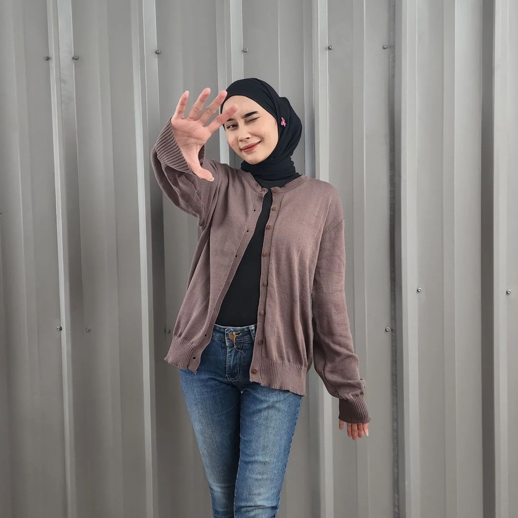 [CYC | COD] Outwear Uniklo Outer | Rajut Cardigan Wanita Trendy Murah