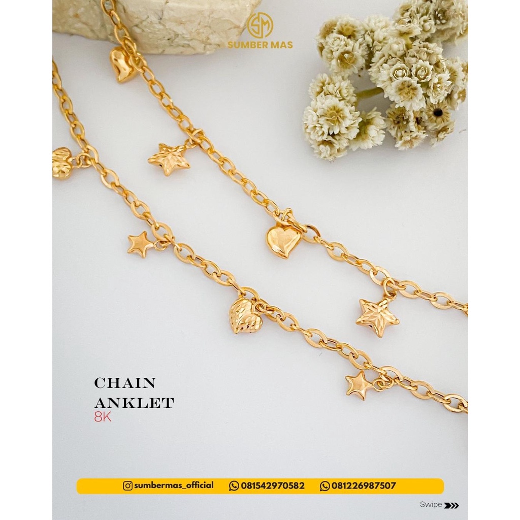 CHAIN ANKLET 8K - SUMBER MAS