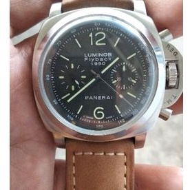 jam tangan second Panerai automatic chronograph