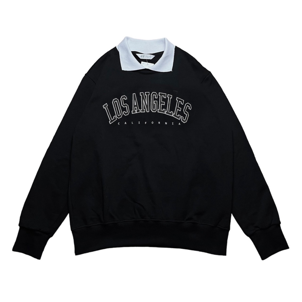 Jaket Sweater Crewneck RUGBY SHIRT LOS ANGELES Edition Trendy Casual Unisex Good Brand Quality Stylish