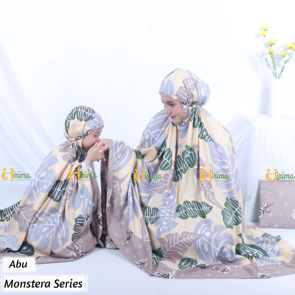 Hicloth Hirima Mukena Pastel Motif Anak Dewasa Adem Rayon