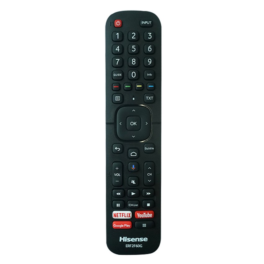 Remote Control of Hisense TV ERF2F60G