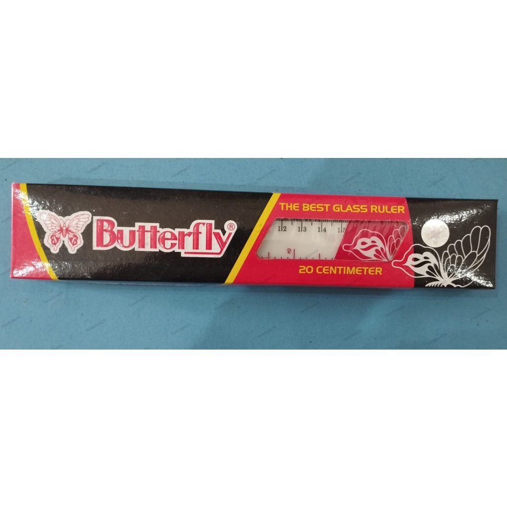 

Penggaris 20CM Plastik Butterfly