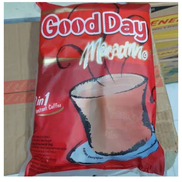 

good day merah isi 5 rencengx10 saset.50 saset