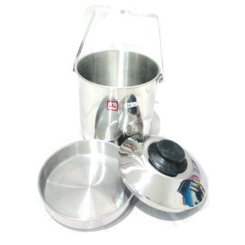 Rantang Maspion Single Food Carrier 16 Rantang Tunggal Stainless Steel