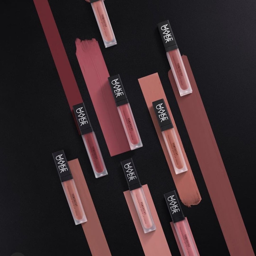 Make Over Powerstay Transferproof Matte LipCream ( FREE LIPSTIK WARDAH )
