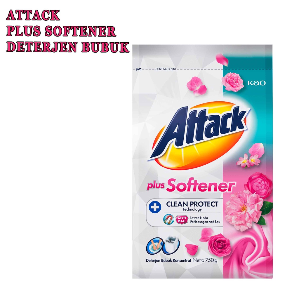 ATTACK ANTI BAU PLUS SOFTENER 750g