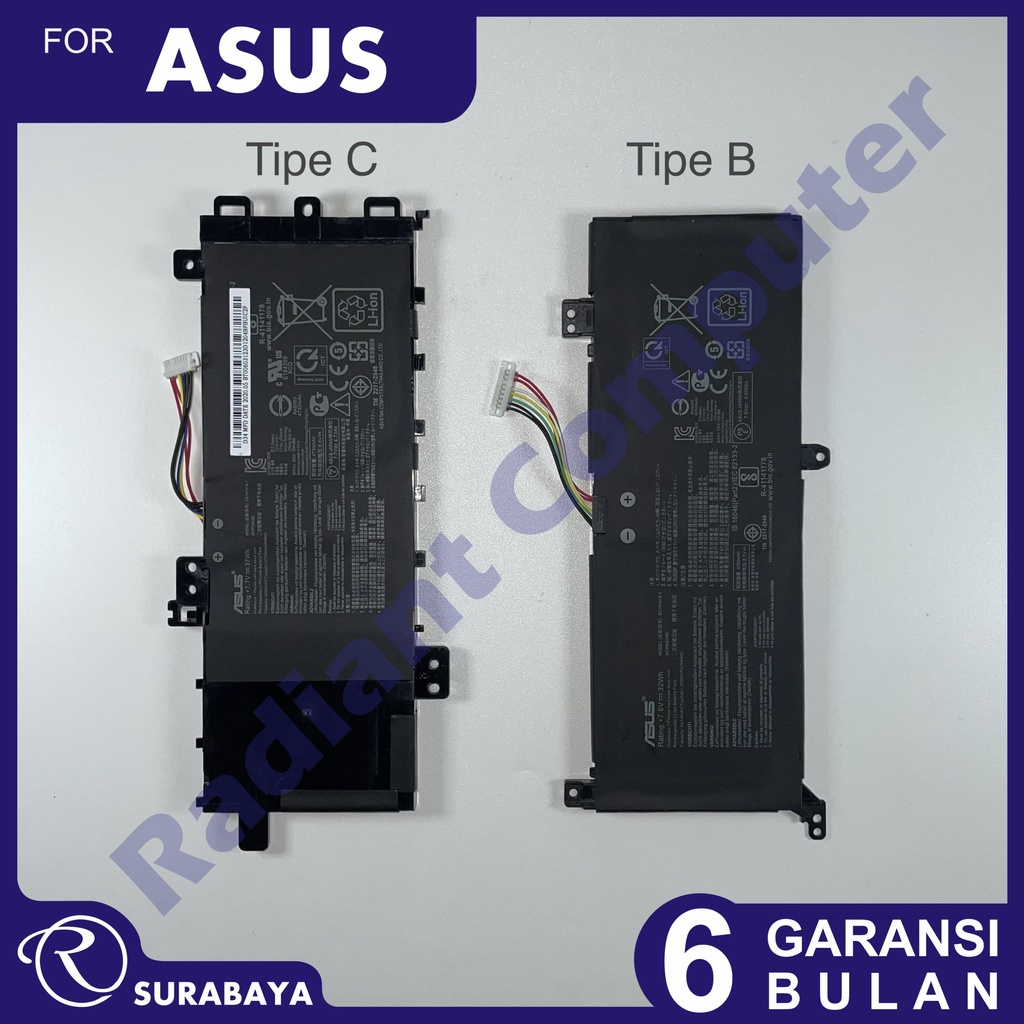 Baterai Asus Vivobook A509 A509F A509J A512 A512F A512FL
