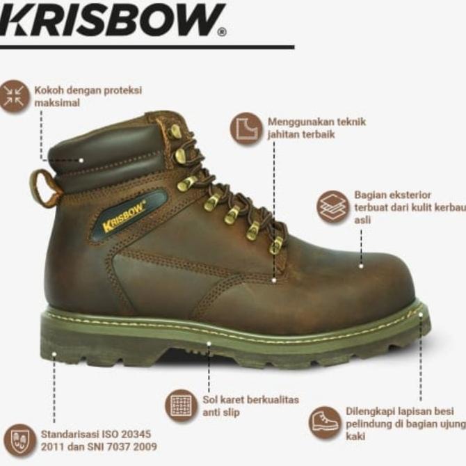 Krisbow Vulcan Sepatu Pengaman safety shoes