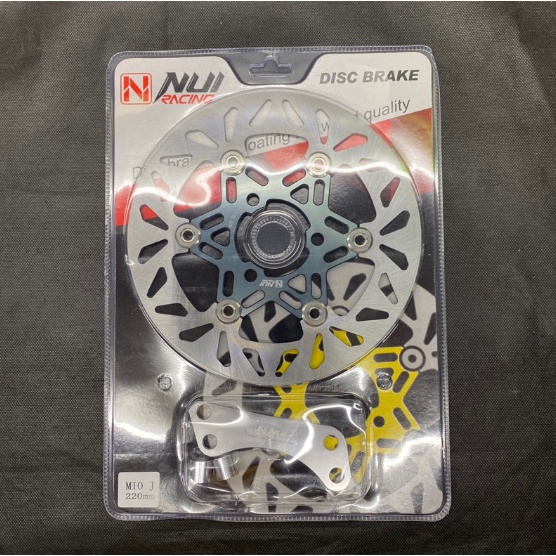 Piringan Cakram Disc NUI RACING CNC Floting Stanless Plus Breket 220MM scoopy genio vario 125 150 mio J Fino