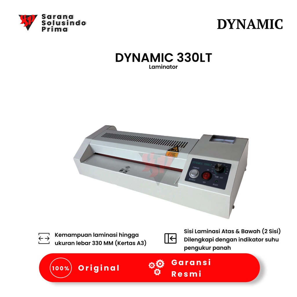 

Mesin Laminating Dynamic 330LT | Original Bergaransi resmi | Jabodetabek