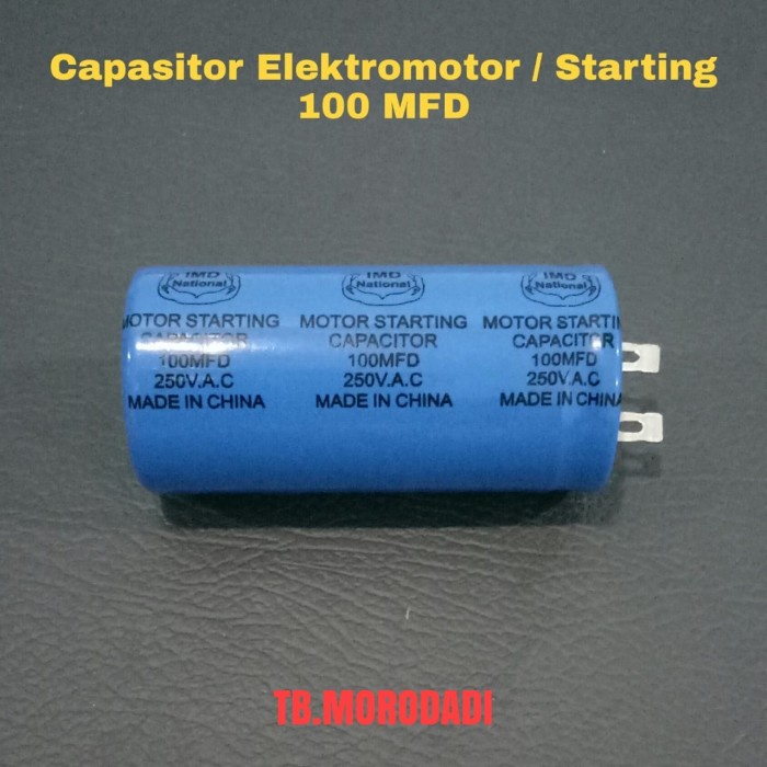 Best Seller Imd Capasitor Elektromotor 100Uf/ Capacitor Starting Dinamo 250V Ac