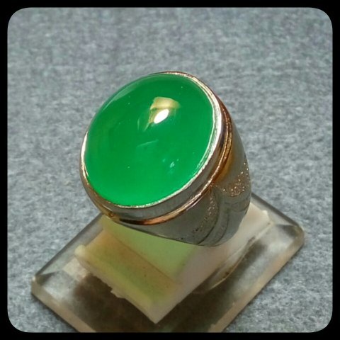 Batu Cincin  BATU AKIK PERMATA ZAMRUD ZAMBIA HIGH QUALITY PREMIUM CLASS HIJAU LIKE BACAN BIG SIZE DA