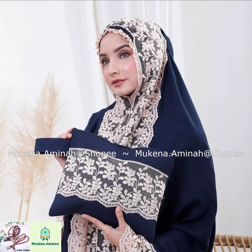 PAKET HAMPERS MUKENA DEWASA SHIREEN RENDA MEWAH PREMIUM JUMBO