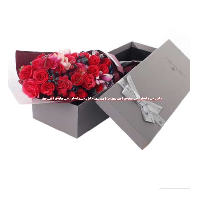 Para Ella Buket Mawar 60cm Bunga Artifisial Mawar Merah Alexandria Bunga Palsu Model Panjang Valentine Buket Bunga ParaElla ParaEla