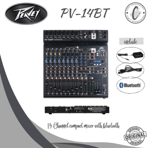 Peavey PV14BT Mixer Audio with Bluetooth Original PV-14BT