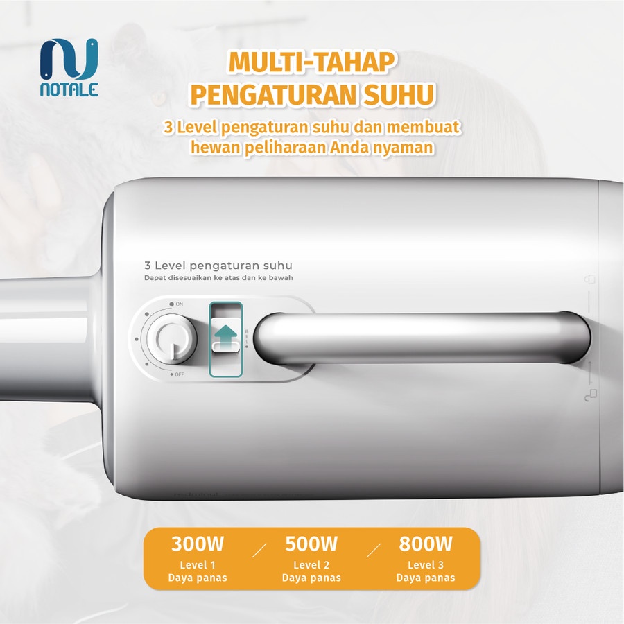 Notale Pet Blower NTL PB112 - Pengering Bulu Anabul - Pet Blower