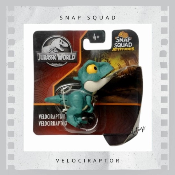 

Unik snap squad attitudes jurassic world wave 10 - velociraptor Murah