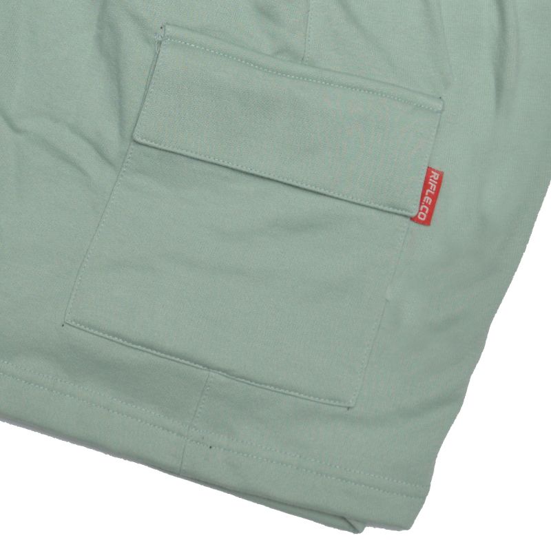 Rifle.co celana pendek cargo hijau mint