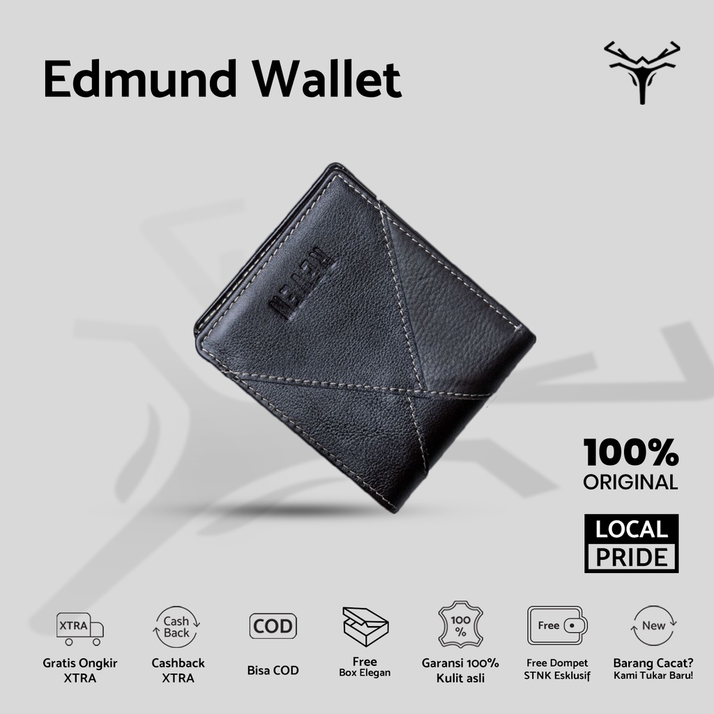 Dompet Kulit  | Edmund Wallet | Edmund | Dompet | Wallet | Fashion Pria | Leather |  Dompet Pria Ant