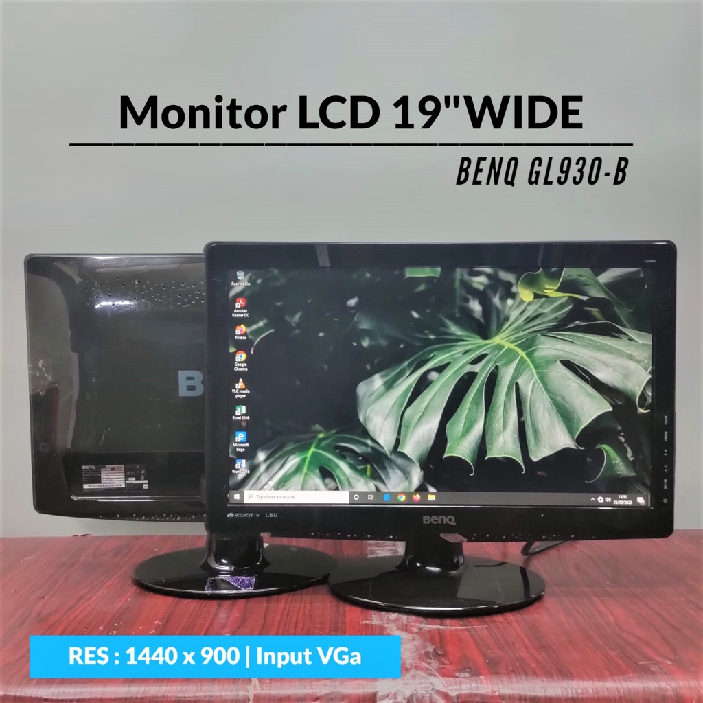 LED LCD Monitor 22 20 19 Inchi Murah Normal Mulus Berkualitas Bergaransi