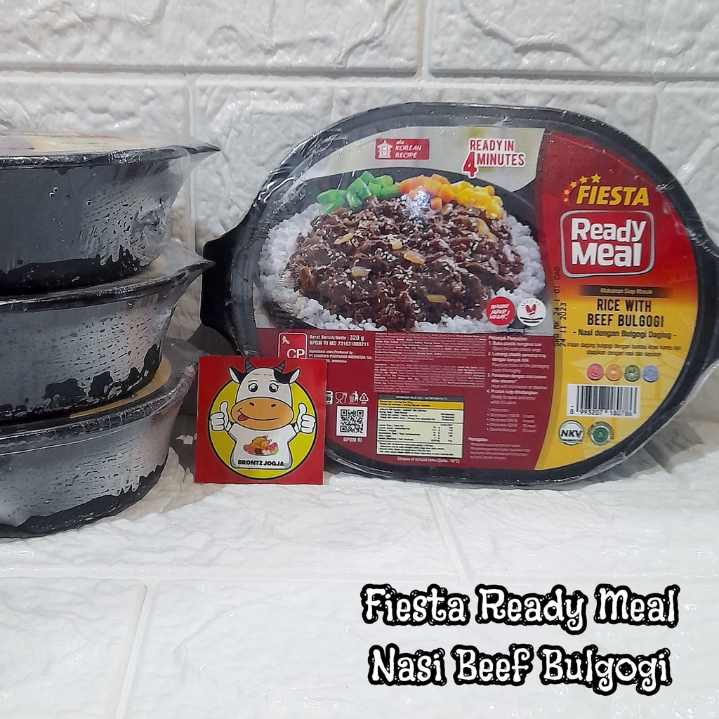 

FIESTA READY MEAL RICE WITH BEEF BULGOGI - NASI BEEF BULGOGI - BRONTZ JOGJA