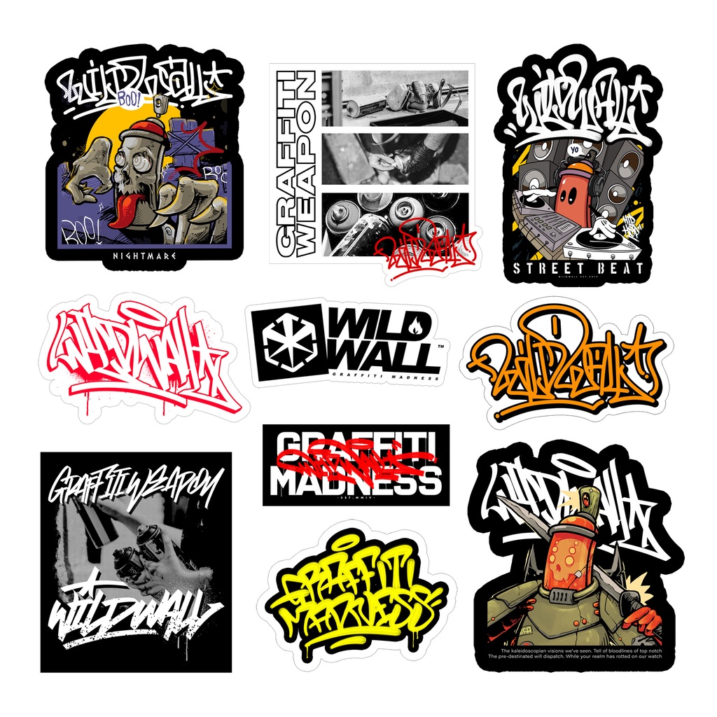 

STICKER PACK WILDWALL SP13 STICKER SLAP