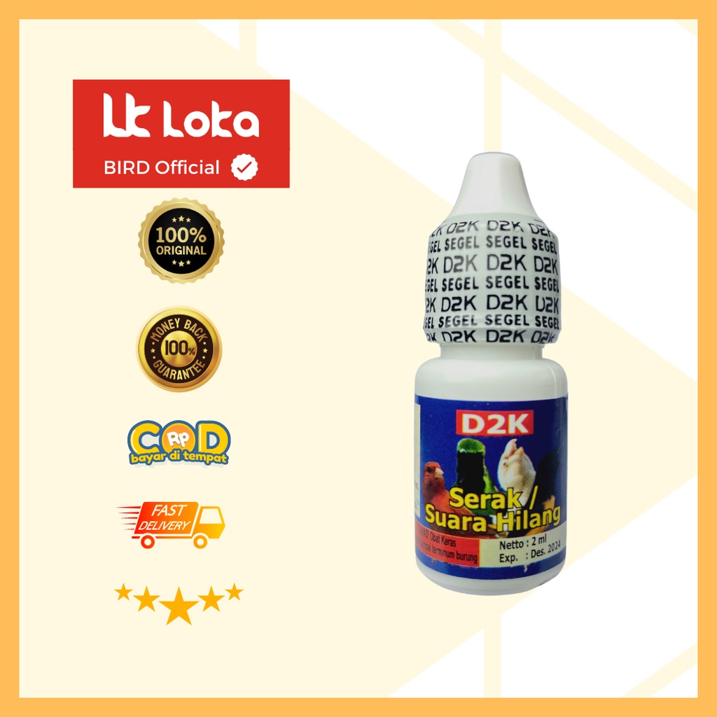 D2K Serak Suara Hilang Obat Burung Mengatasi Gangguan Pernapasan