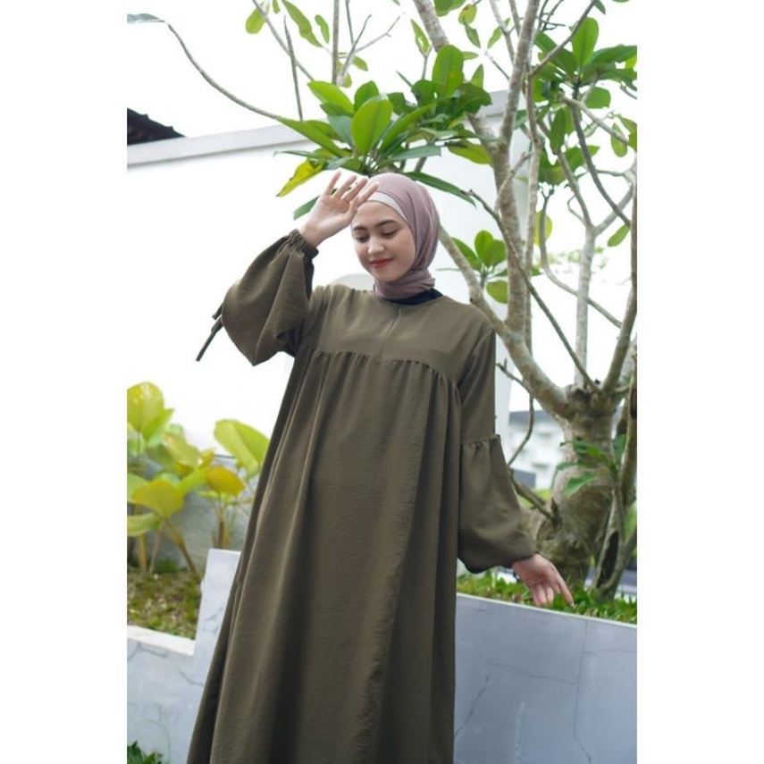 Model Gamis Terbaru 2023 Hitam Polos Simpel Modern Remaja Dress Eticha Wanita Muslim Pesta Elegan Mewah Kekinian Shopee