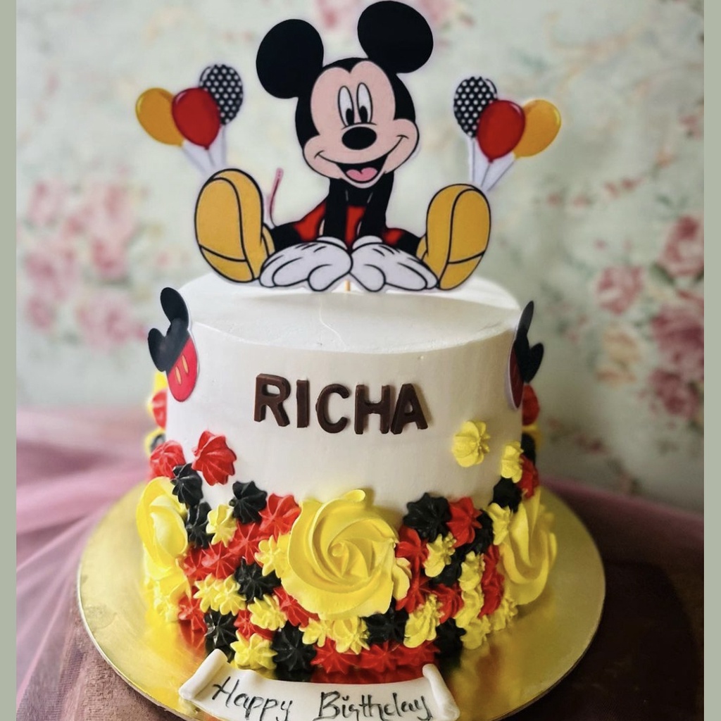 Cake Topper MICKEY Mouse / Hiasan Kue Ulang Tahun / Cup Cake