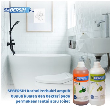SEBERSIH Karbol Lantai 1 Liter (sereh dan cemara)