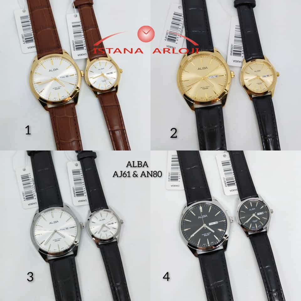Jam Tangan Original Couple Alba AJ61 & AN80