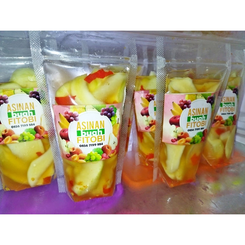 manisan/asinan buah mangga fitobi / asinan semarang 250 gram 100% alami