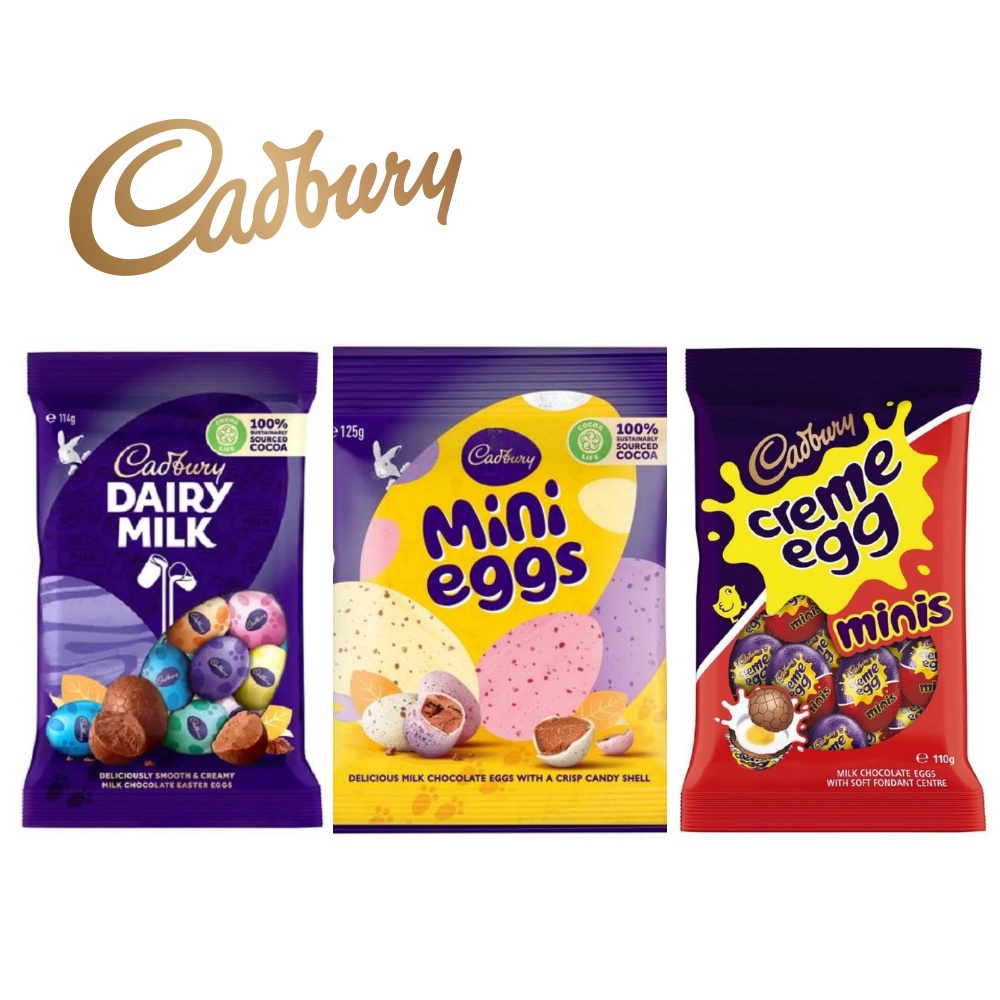 Coklat CADBURY Easter Mini Eggs Chocolate - Terenak Termurah