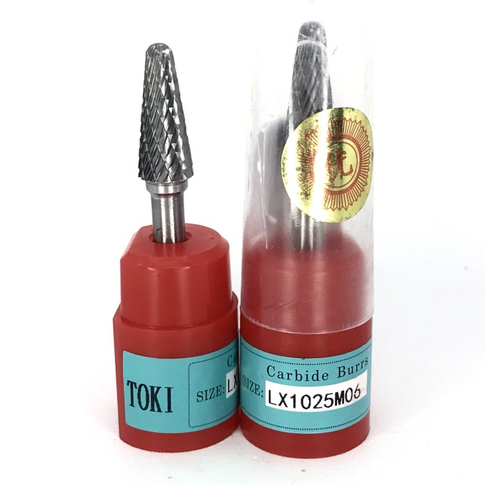 Terlaris Lx1025M06 Toki Mata Tuner Rotary Burr Carbide 10 Mm Shank 6 Mm Baru