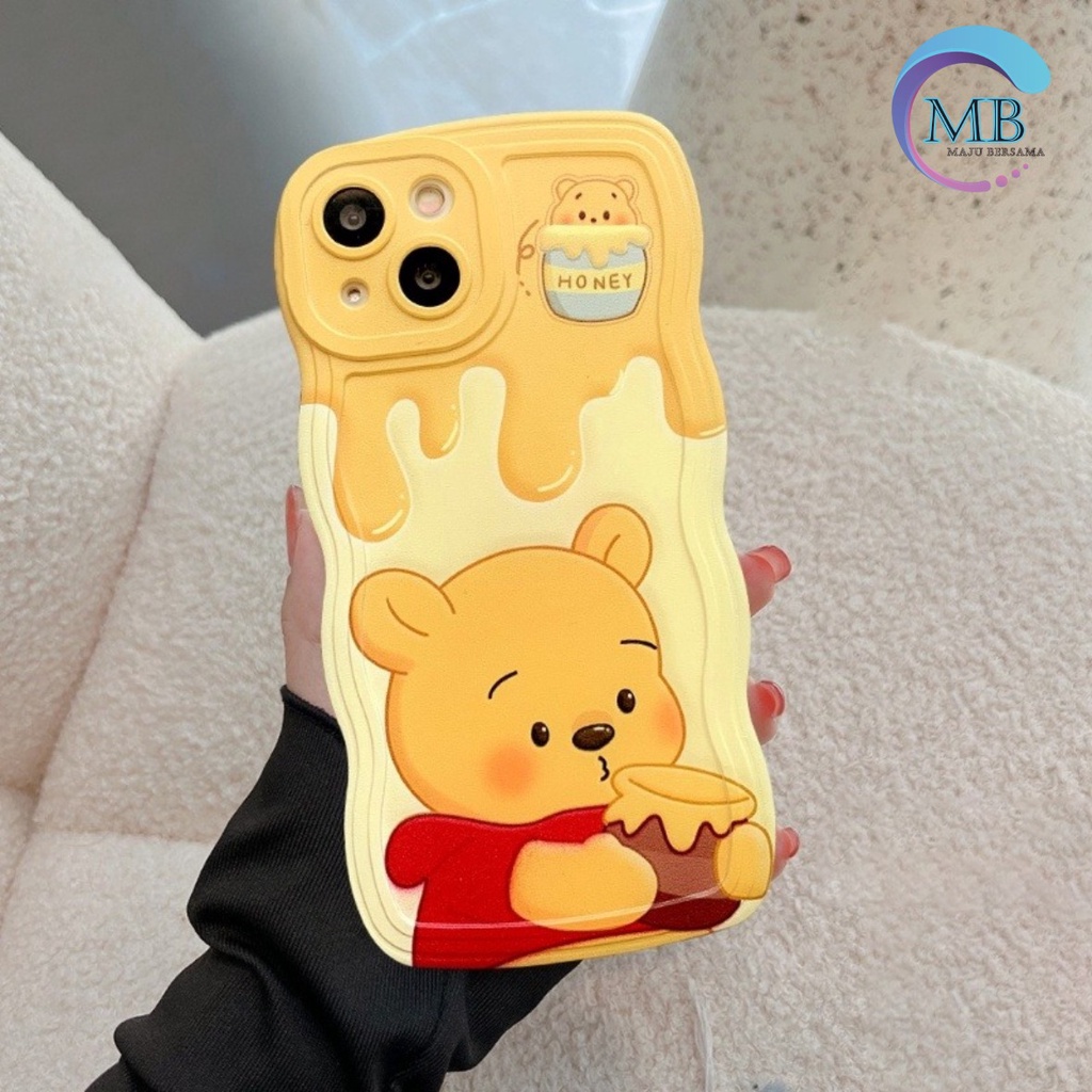 SS800 SOFTCASE SILIKON WAVY GELOMBANG POOH &amp; LOTSO FOR OPPO F1S A59 F5 YOUTH F7 PRO F11 PRO RENO 4 4F F17 5 5F A94 F19 6 7 8 7Z PRO A96 8T MB4477