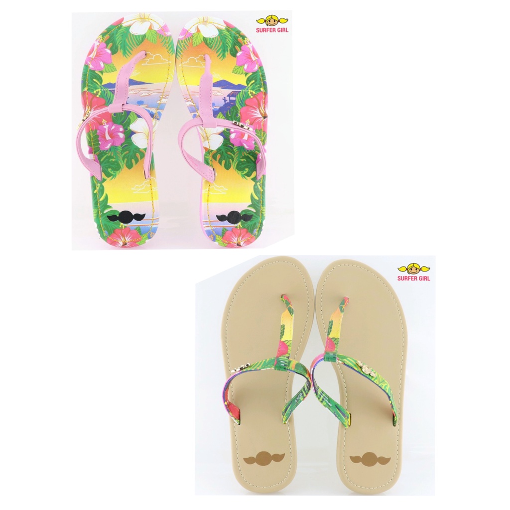 Sandal Jepit Ando Anak Besar & Dewasa Surfer Girl Island