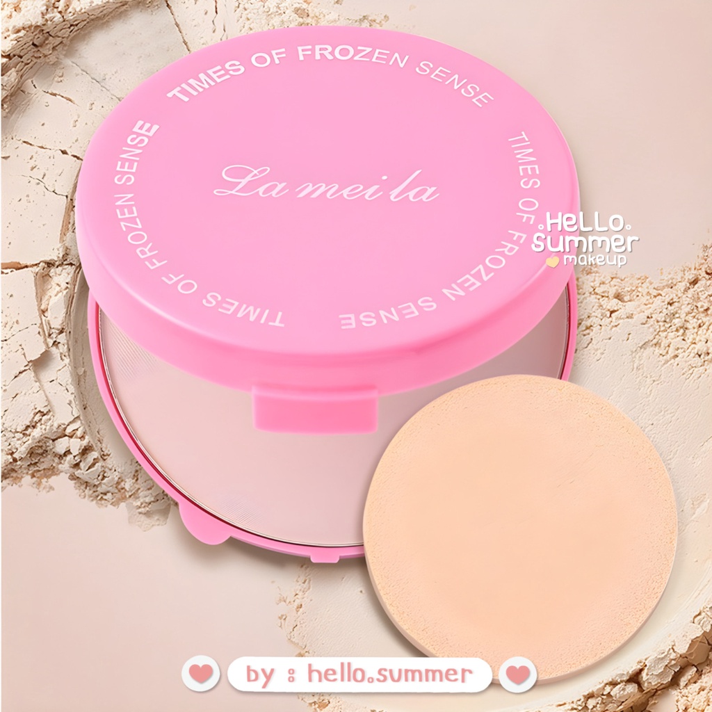 FROZEN Pressed Mineral Powder Make Up Bedak Padat Two Way Cake Matte Finish Oil Control 10gr