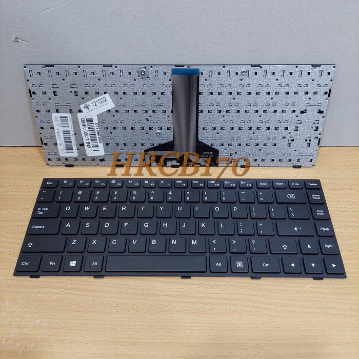 Keyboard Laptop Lenovo IdeaPad 100-14IBD 100 14IBD Series HITAM -HR CB