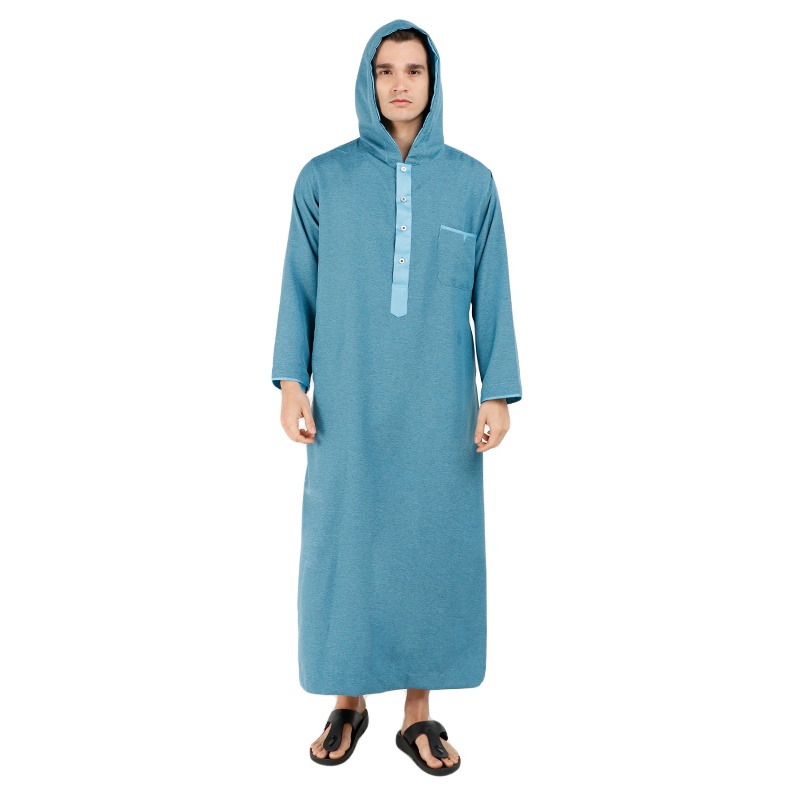 LATAHZAN GAMIS PRIA PREMIUM HOODIE BIRU LAUT