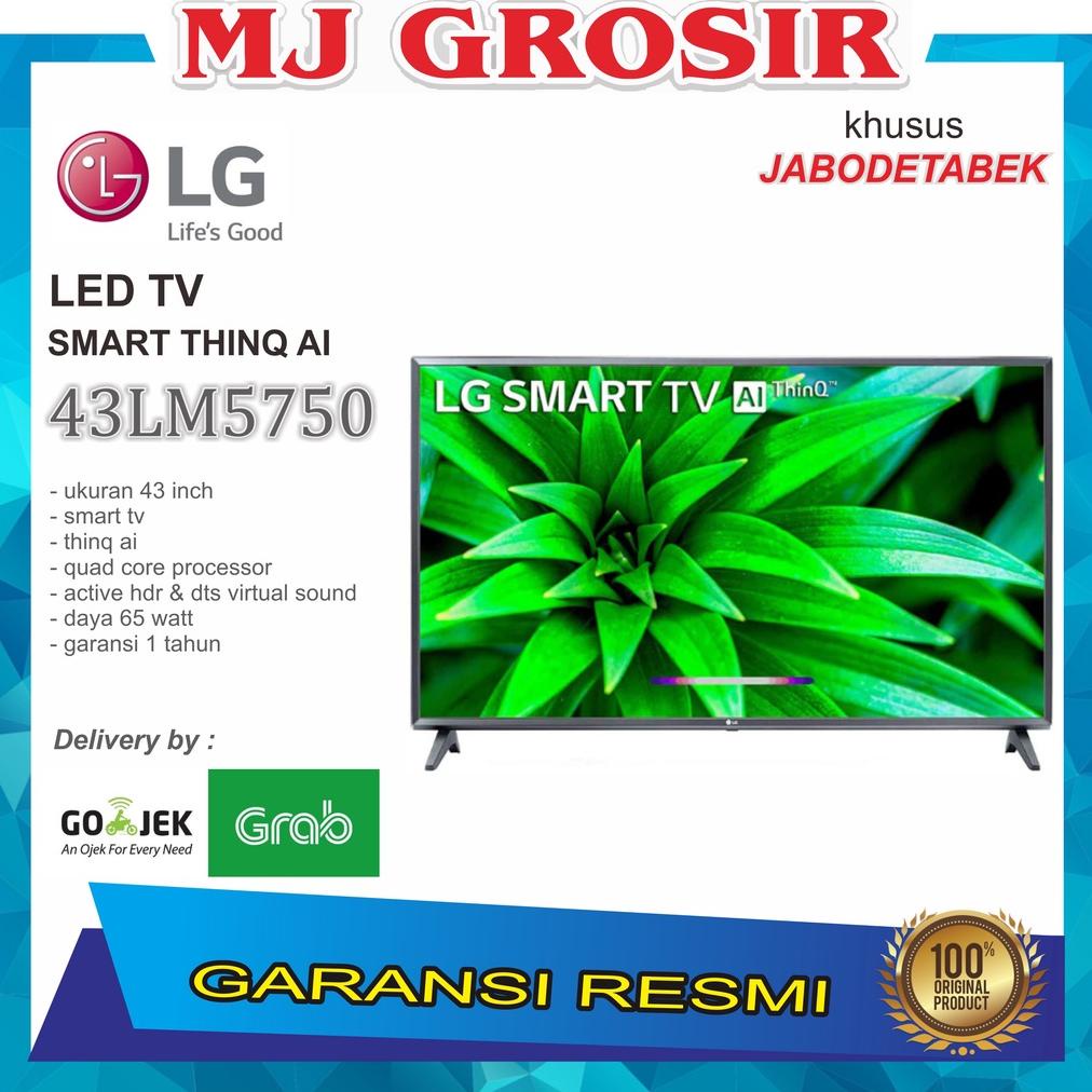 PROMO LED TV LG 43" 43LM5750 43 INCH USB MOVIE FHD SMART TV THINQ AI