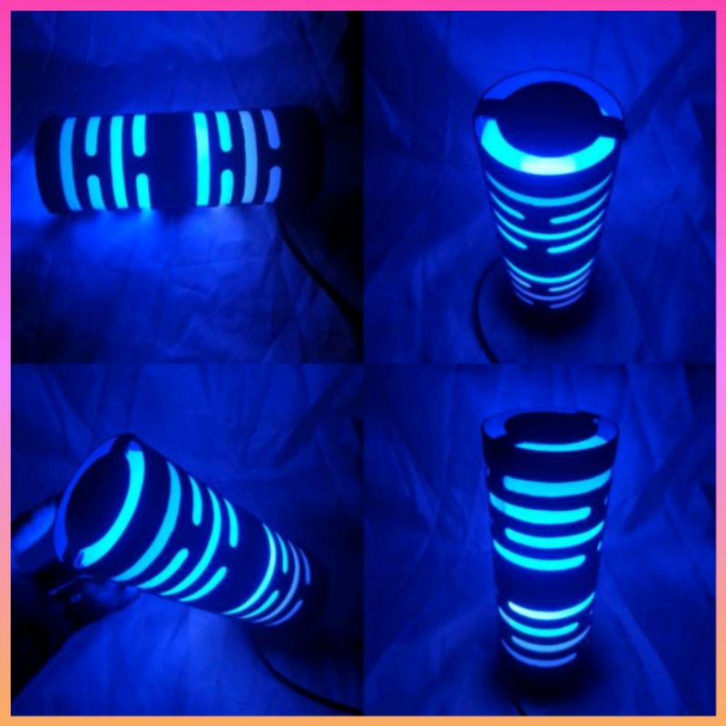 Lampu Tidur Kerajinan Tangan Dekorasi Pelaminan Cafe Meja Kamar Minimalis Ukir Pvc