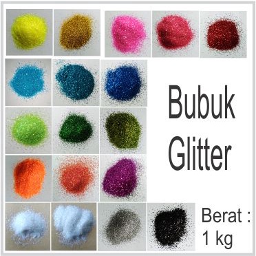 Gliter Glitter serbuk kiloan