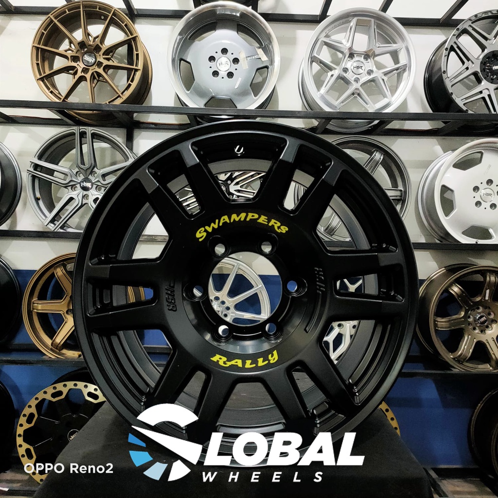 VELG RACING HSR 16 UNTUK MOBIL PAJERO FORTUNER HILUX TERANO TRITON STRADA HARDTOP EVEREST DMAX DLL
