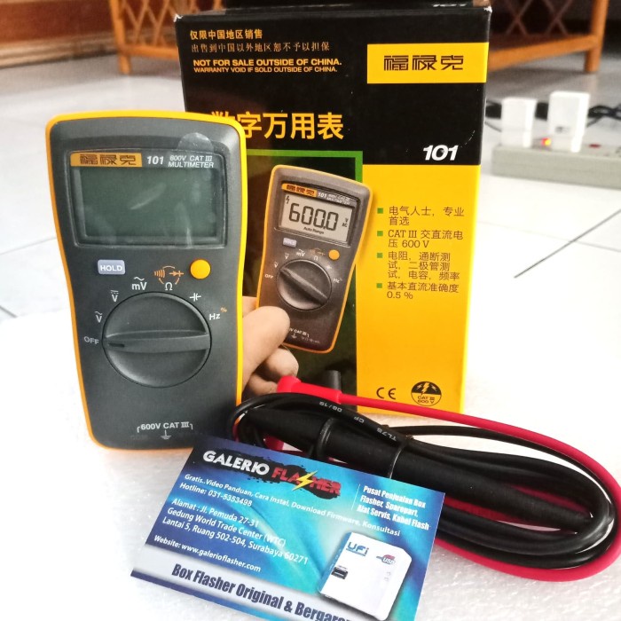 MULTITESTER/MULTIMETER/AVOMETER FLUKE 101 ORIGINAL