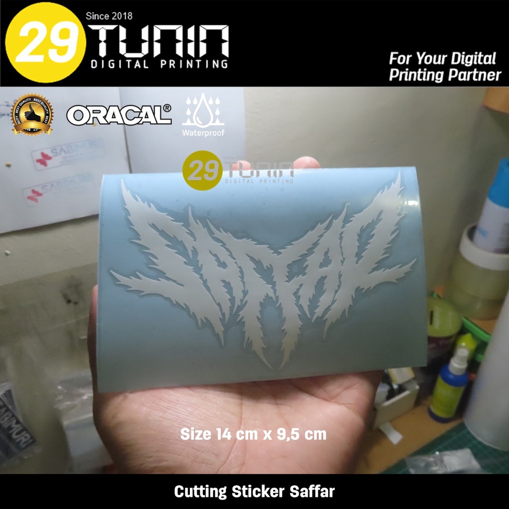 Cutting Sticker Stiker Saffar band
