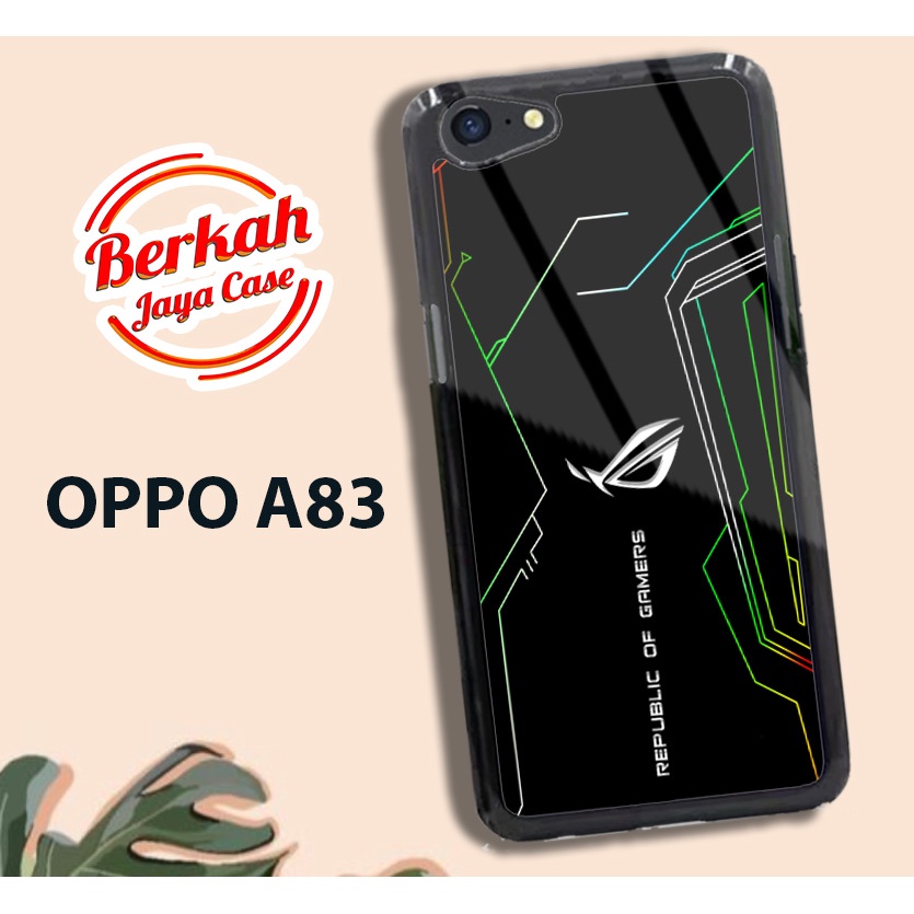 Case OPPO A83 Casing OPPO A83 Case terbaru ROG Keren Case aero Case Terlaris Casing Hardcase premium